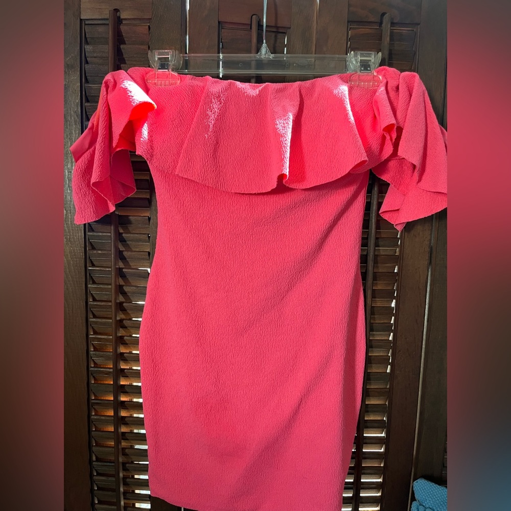 Off the shoulder mini dress